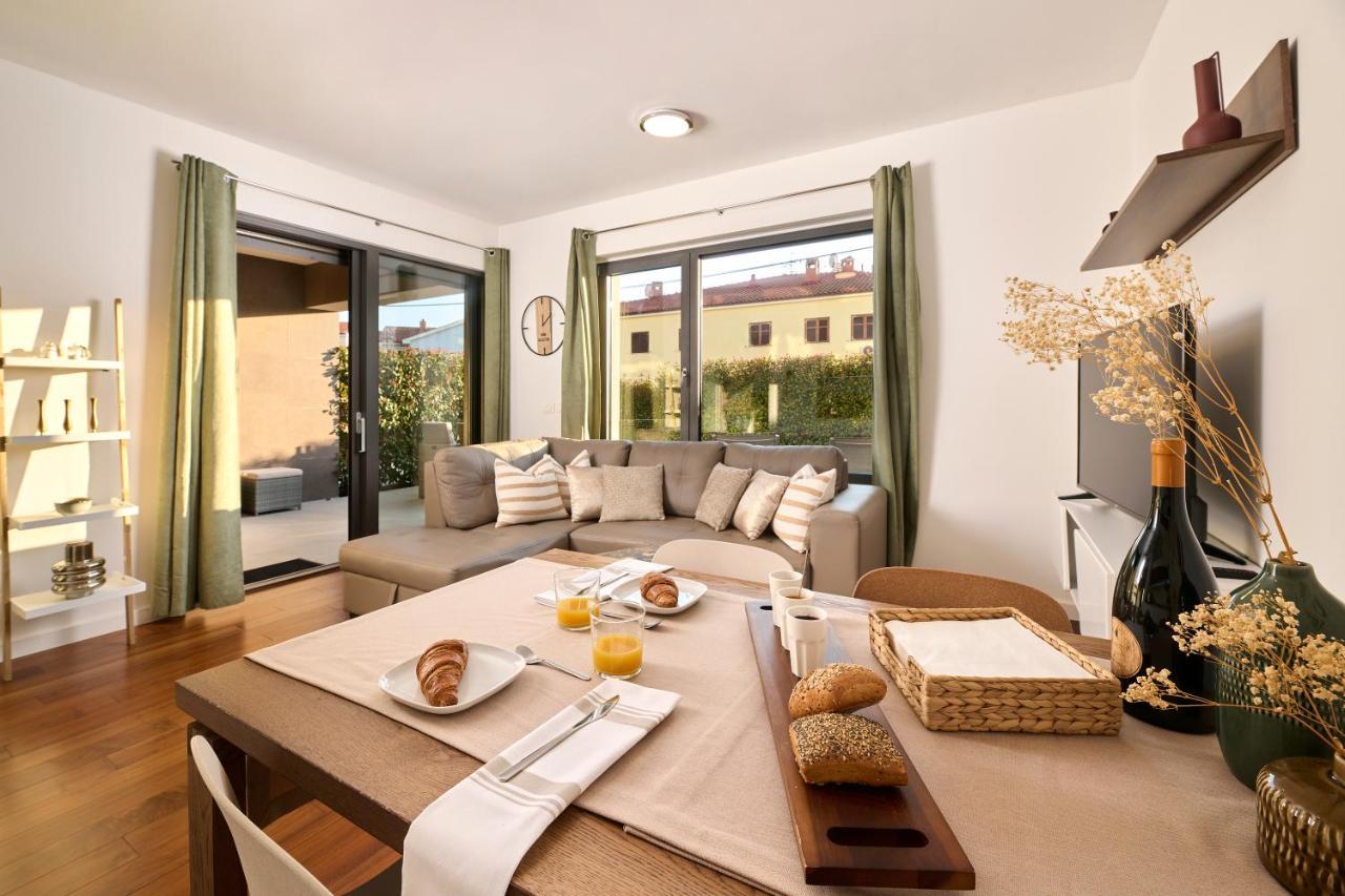 Brand New 1 Bedroom Apartment With Backyard Near The Beach! Porec Luaran gambar
